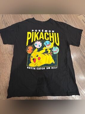 Pokémon Boys Graphic T-Shirt Size L Short Sleeve Casual School Tee